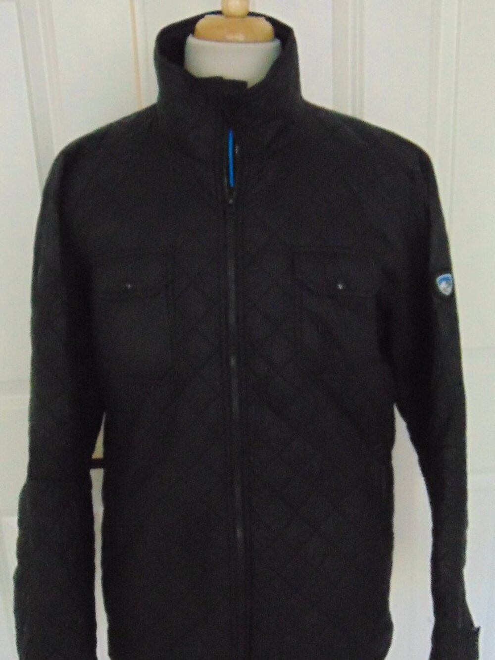 MEN'S  KUHL  KADENCE  BLACK  QUILTED JACKET